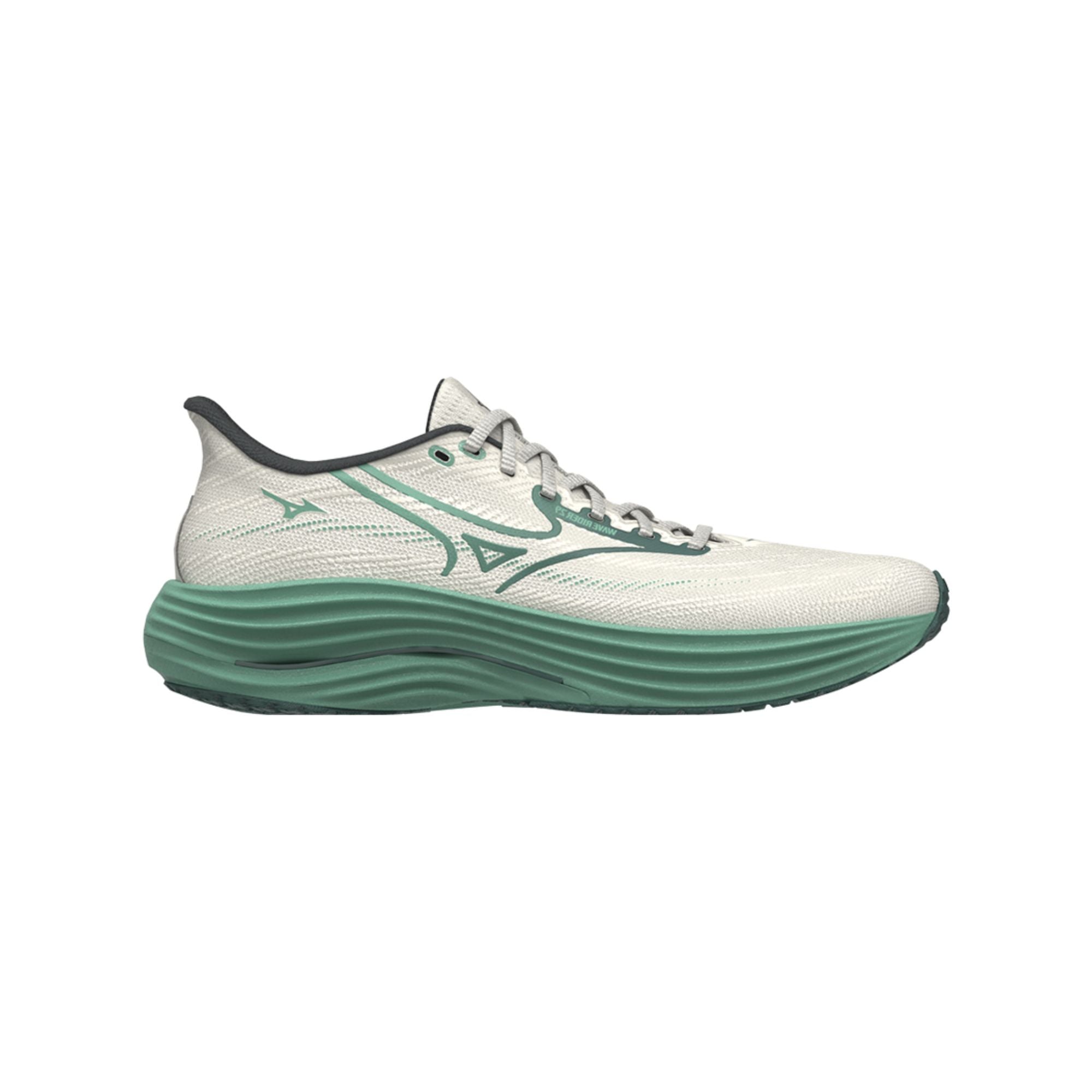 Scarpa Uomo Bianco/Verde, Wave Rider 29 con Mizuno Enerzy NXT 