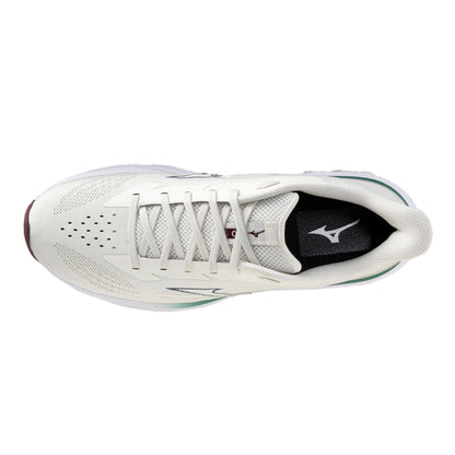 Scarpa uomo da Running Wave Skyrise 7 Bianca con dettagli verdi