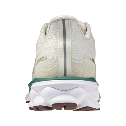 Scarpa uomo da Running Wave Skyrise 7 Bianca con dettagli verdi retro