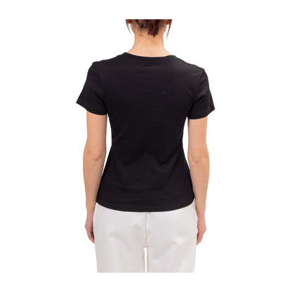 T-shirt Donna Calvin Klein Nera Institutional Graphic