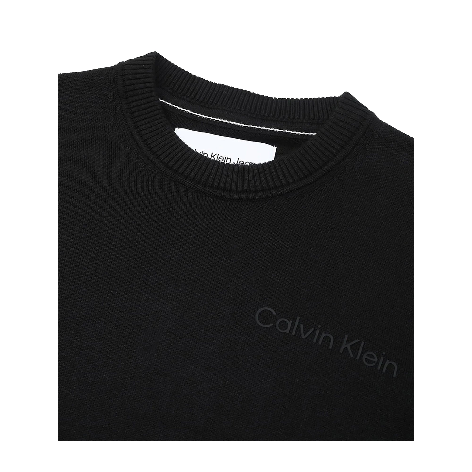 Pullover Uomo Institutional Calvin Klein Nero