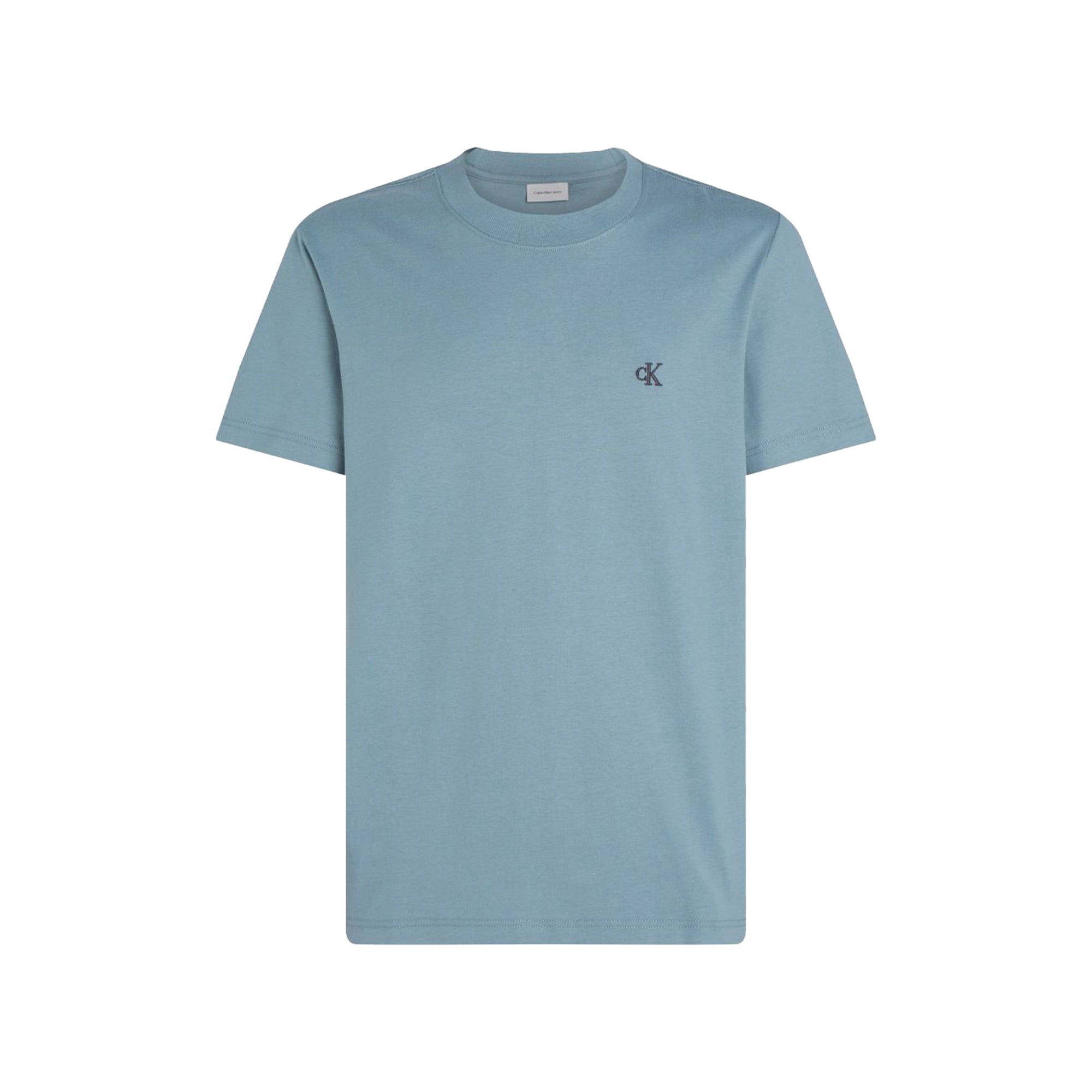 T-shirt Uomo Calvin Klein Celeste Micro Logo