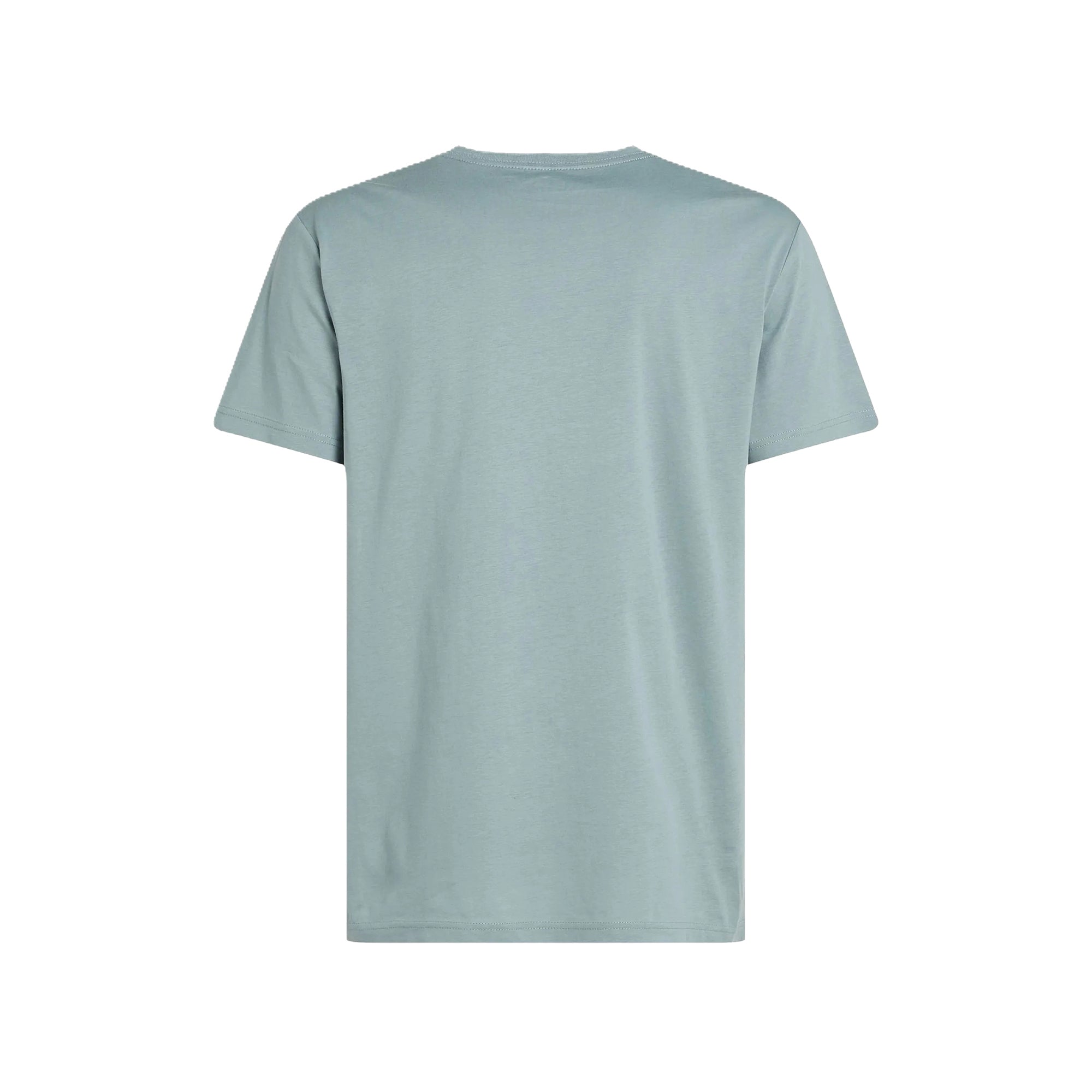 T-shirt Uomo Calvin Klein Minimal Logo Celeste