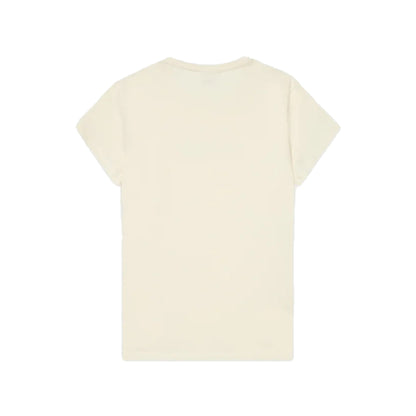 Guess T-shirt Bambina Beige con logo strass