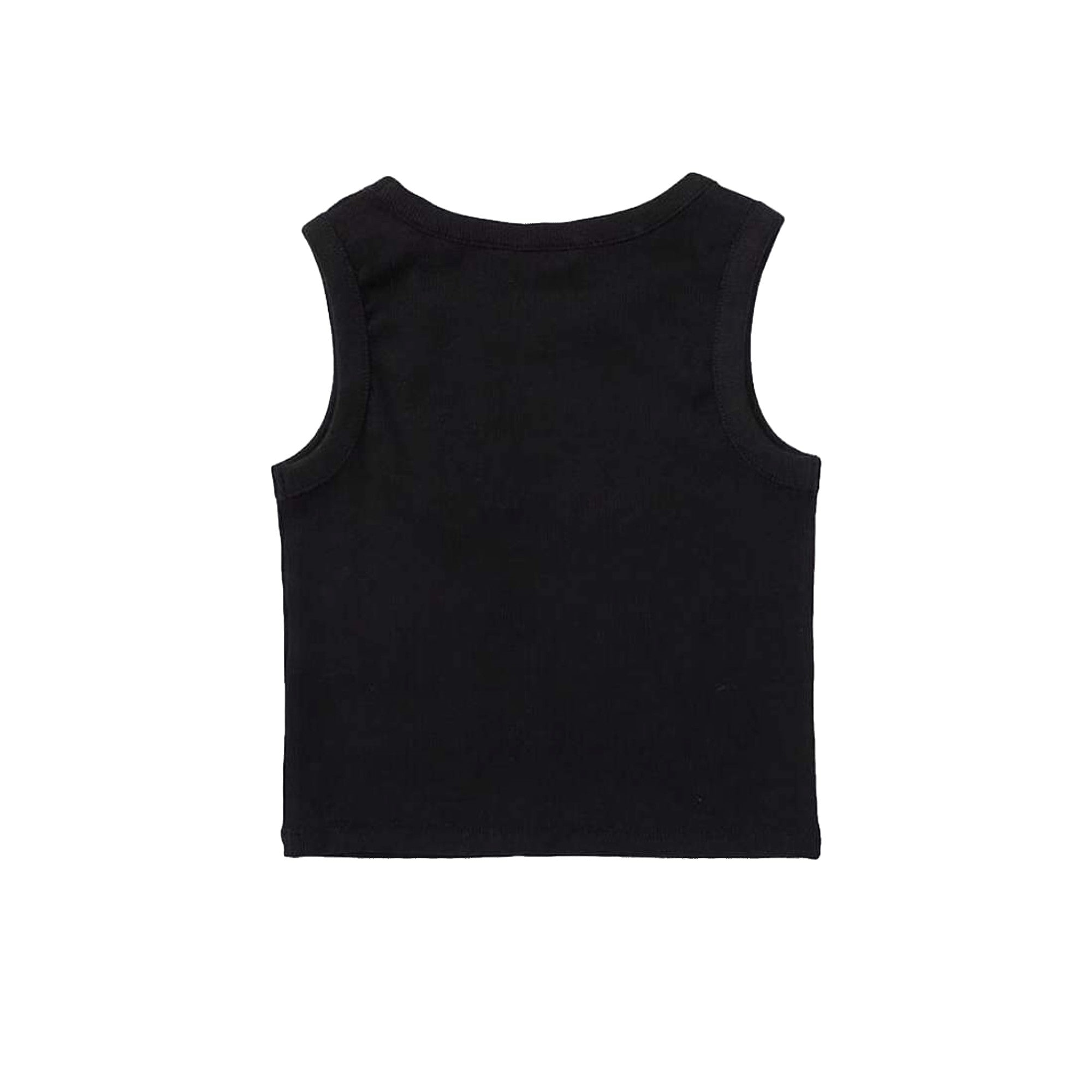  Top Bambina girocollo con logo a contrasto retro