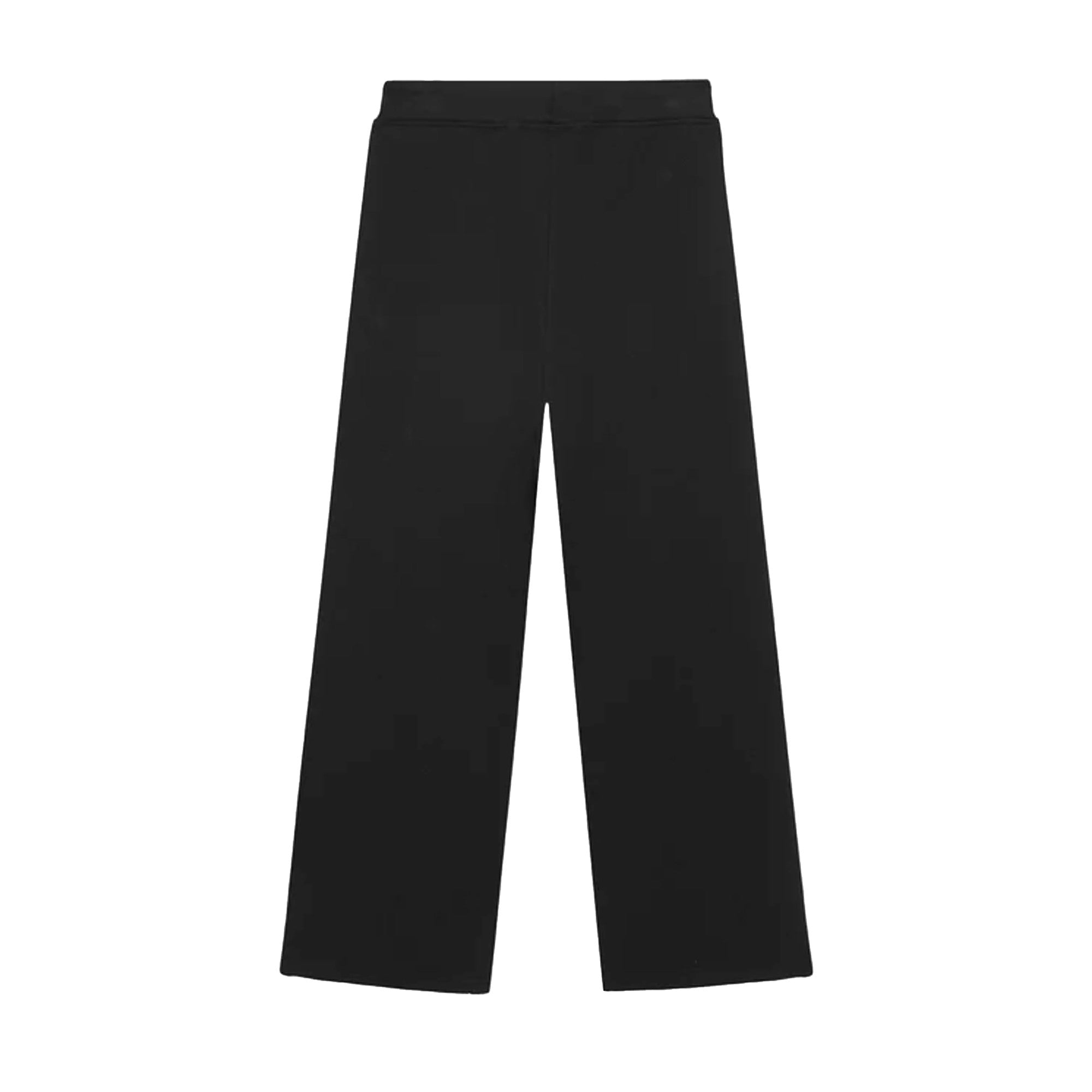 Pantalone Jogger Bambina in nero con logo rosa retro