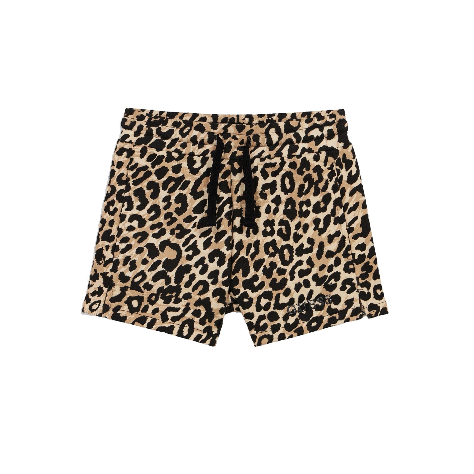 Shorts Bambina con stampa animalier all over