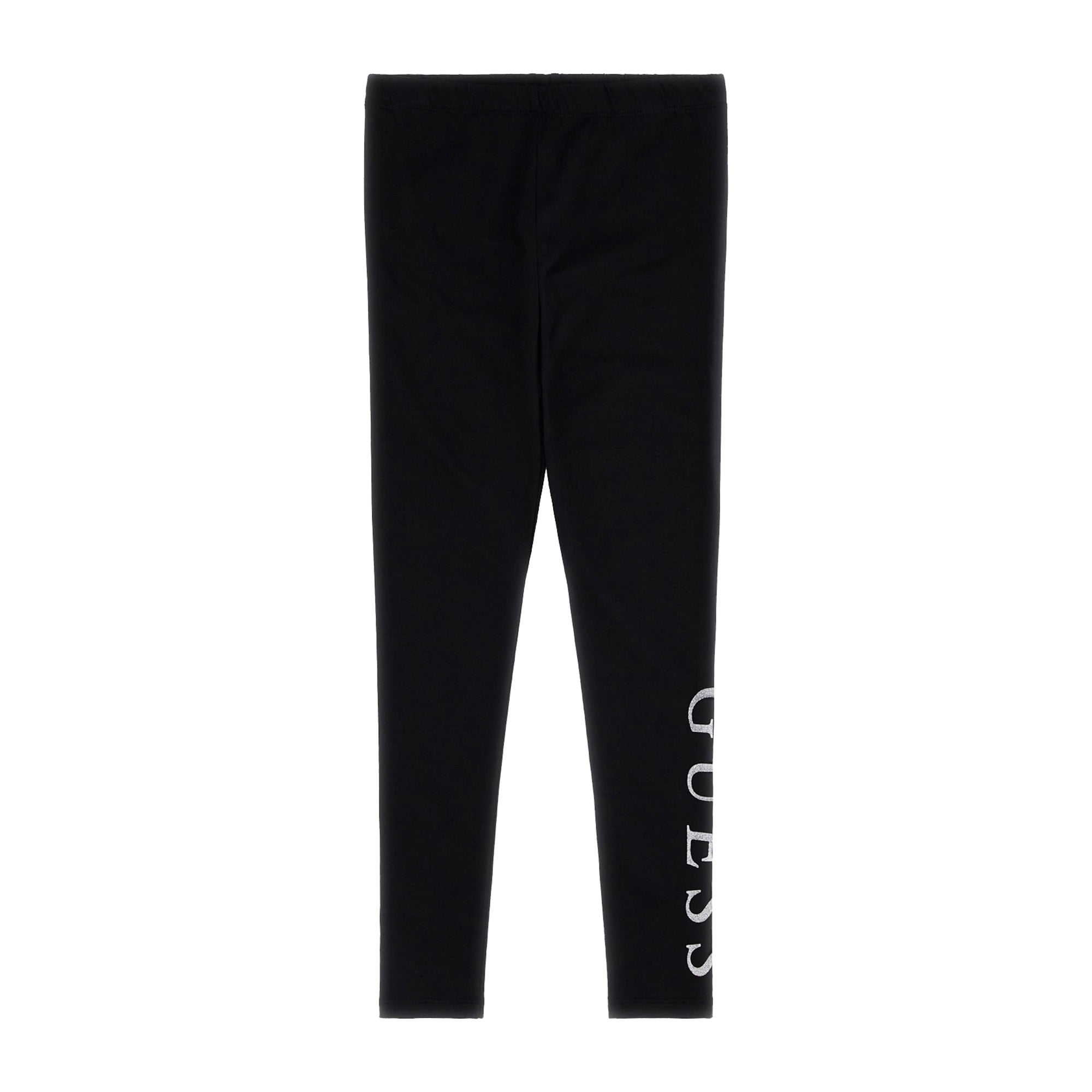 Guess Leggings Ragazza Nero con logo