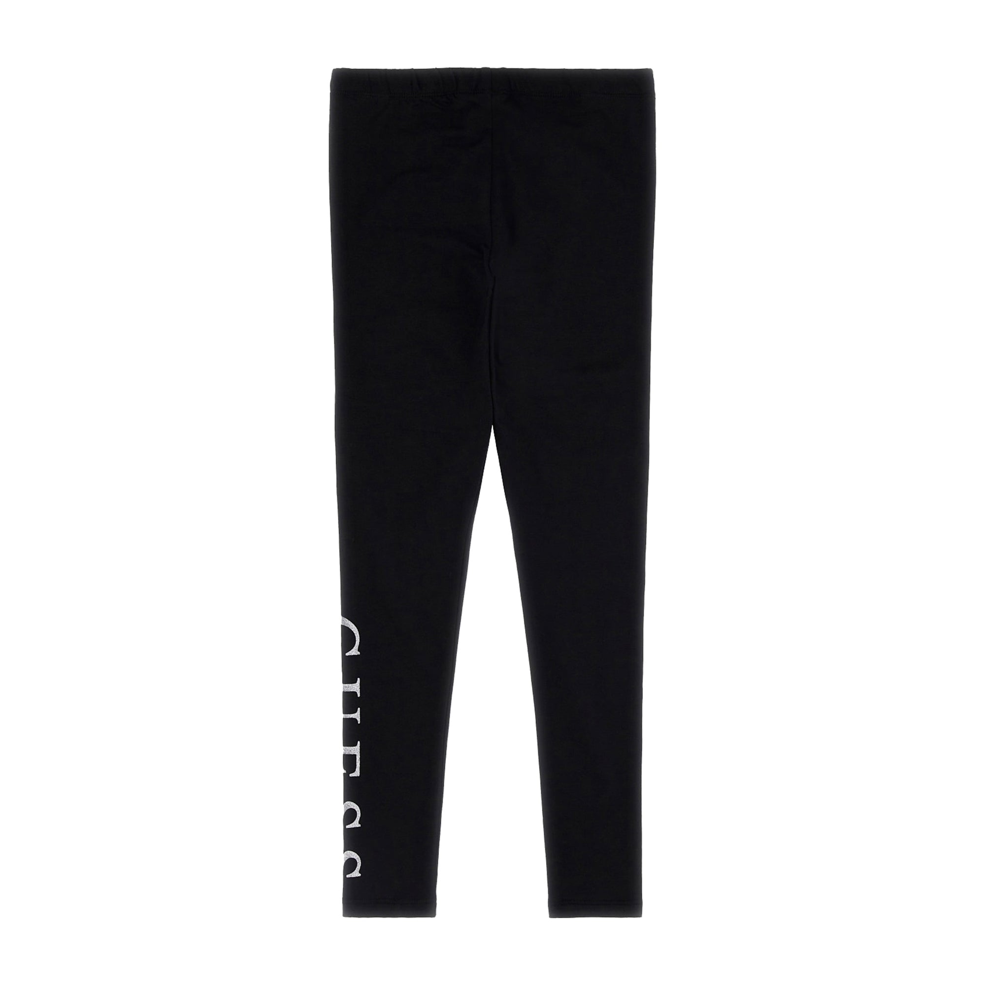 Guess Leggings Ragazza Nero con logo