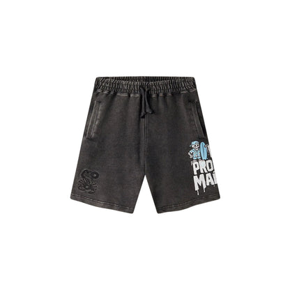Bermuda Junior in felpa "Melted Manana" Nero