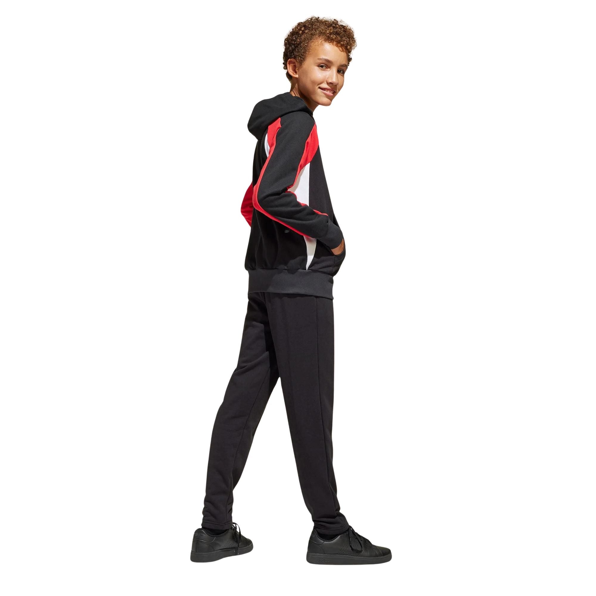 Tuta Junior full zip e vita elasticizzata con coulisse