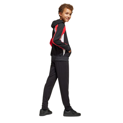 Tuta Junior full zip e vita elasticizzata con coulisse
