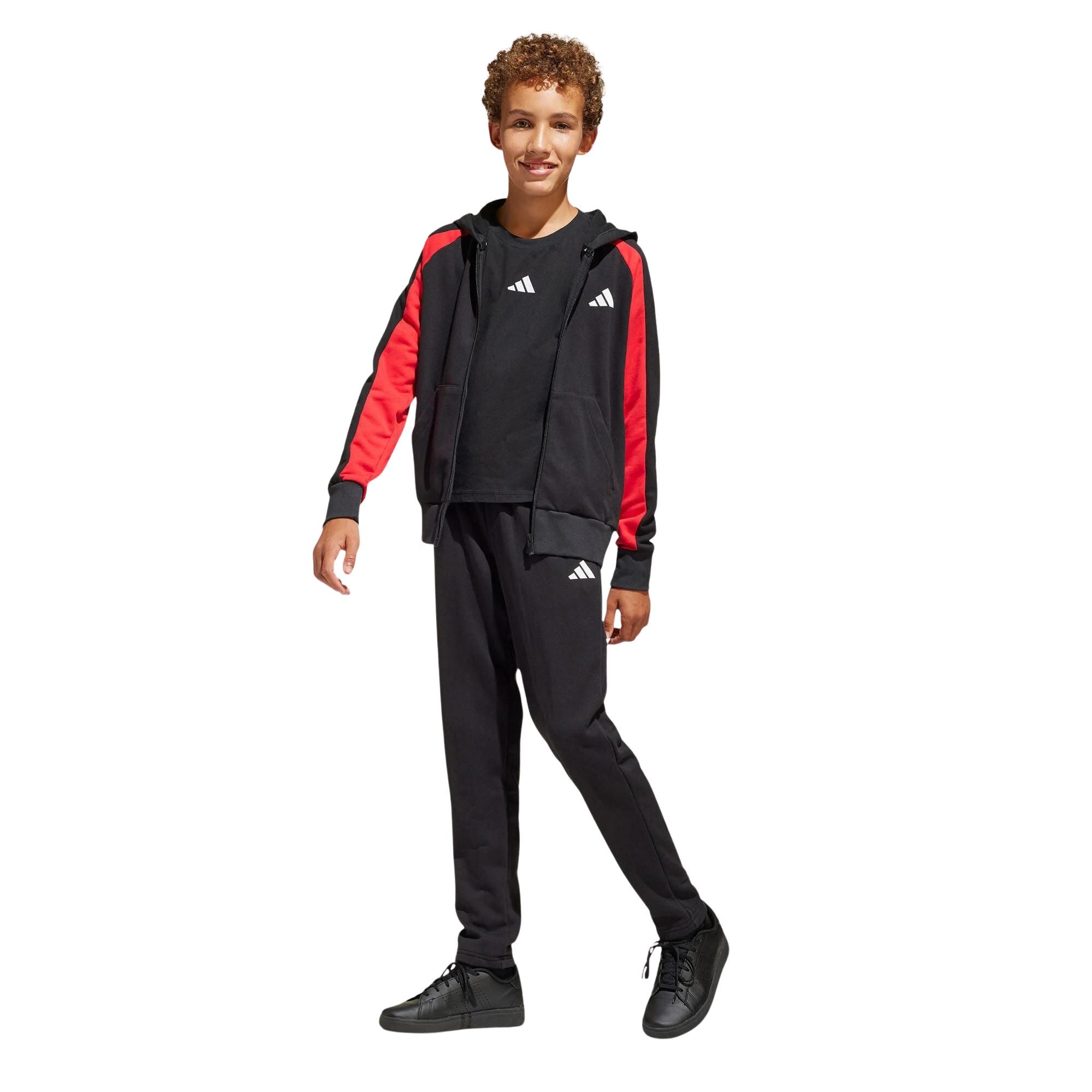 Tuta Junior full zip e vita elasticizzata con coulisse