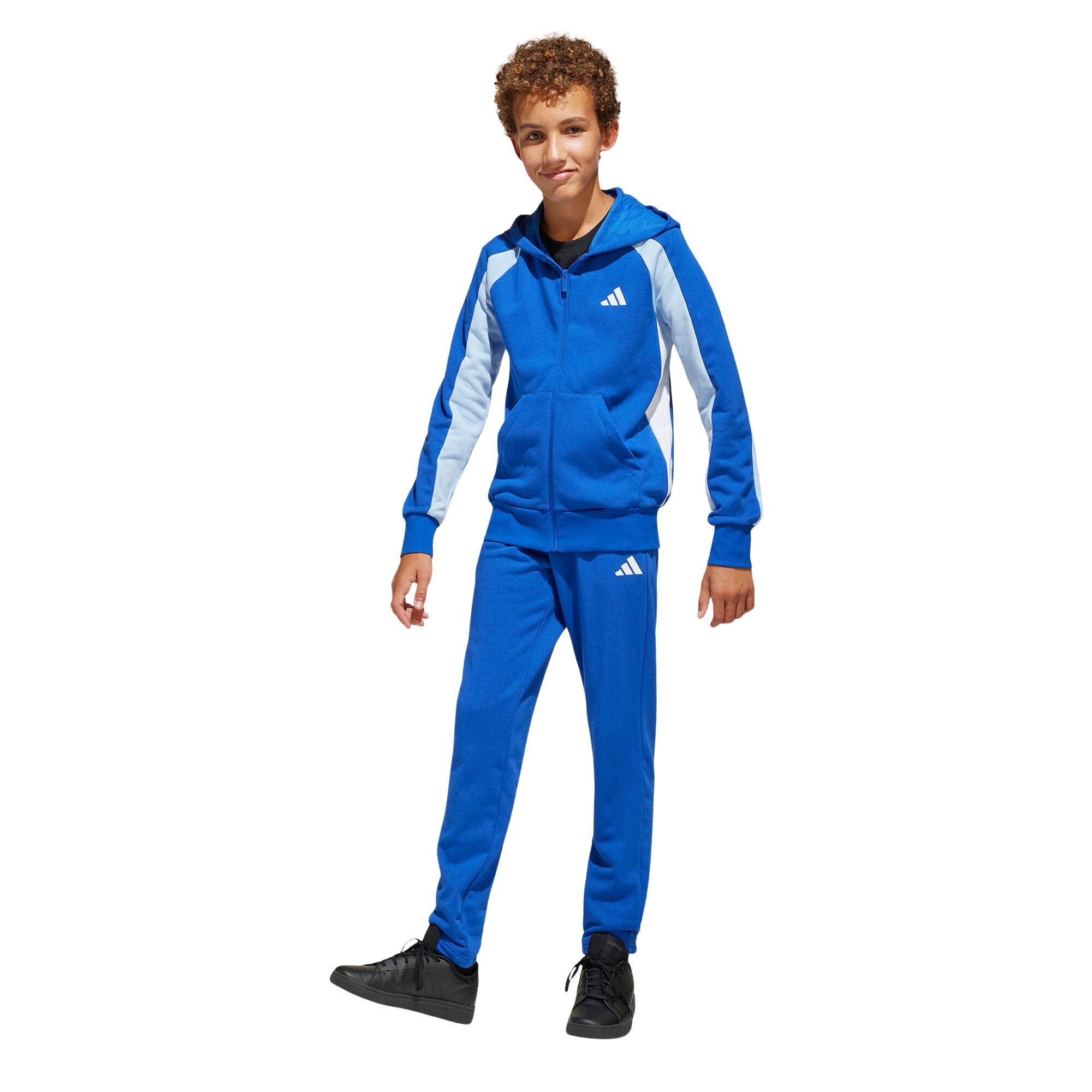 Tuta Junior full zip e vita elasticizzata con coulisse