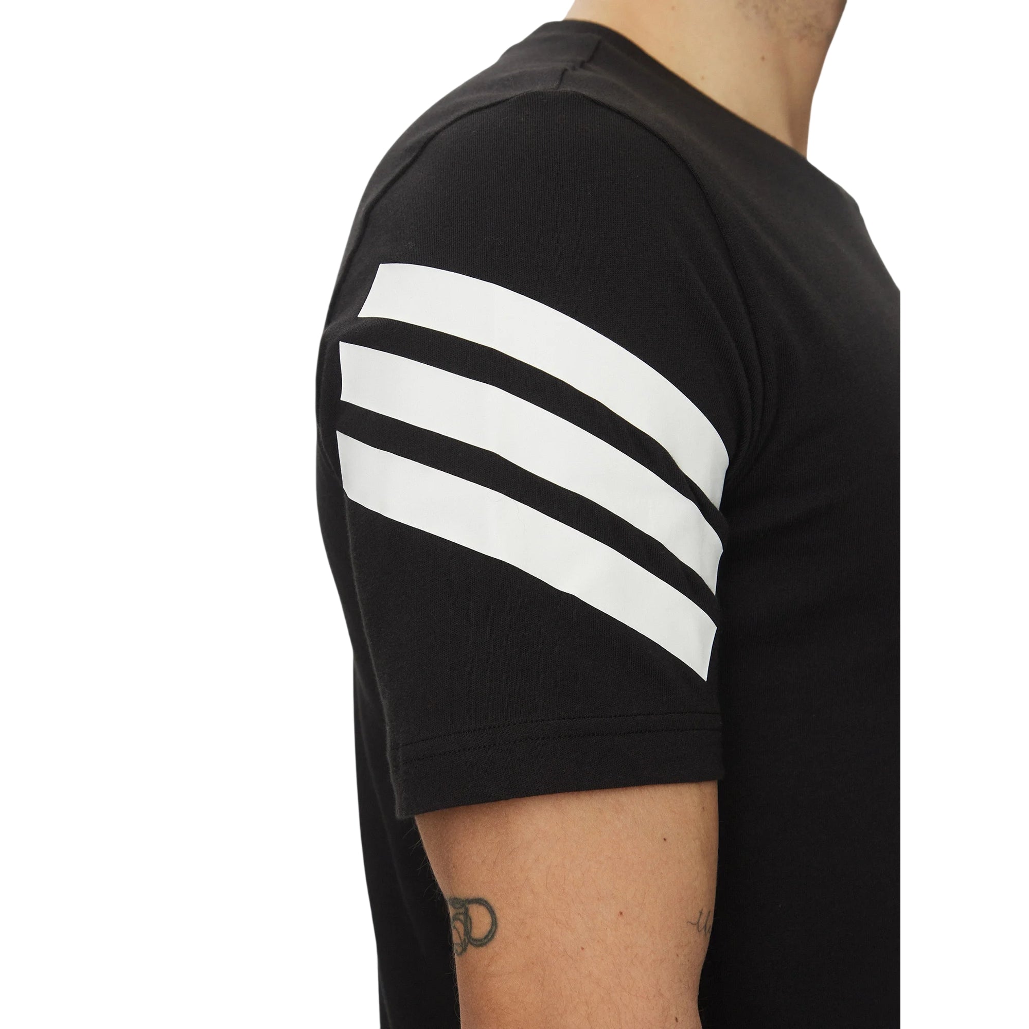 T-shirt uomo Future Icons 3Stripes Nero Regular Fit - dettaglio