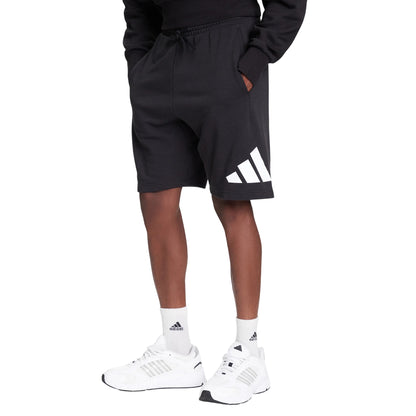 Bermuda sportivi uomo Essentials Big Logo Nero