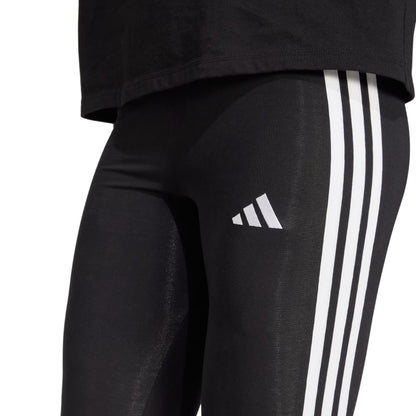 Leggings nero Donna Essentials 3Stripes Cotton dettaglio