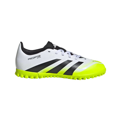 Scarpe da calcio Bambino Predator Club con iconiche tre stripes nere