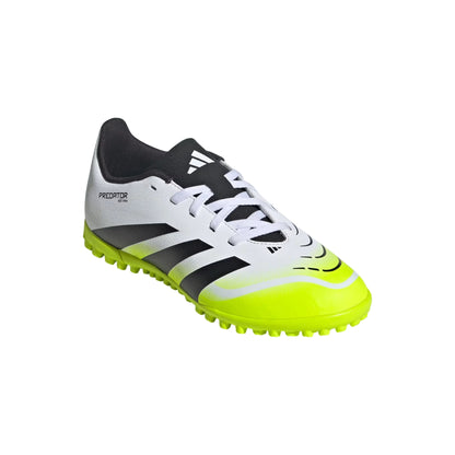 Scarpe da calcio Bambino Predator Club con iconiche tre stripes nere
