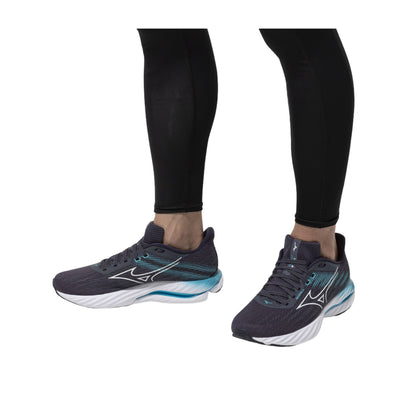 Scarpa Uomo, Wave Inspire 21, da running con tomaia Grigio/Celeste