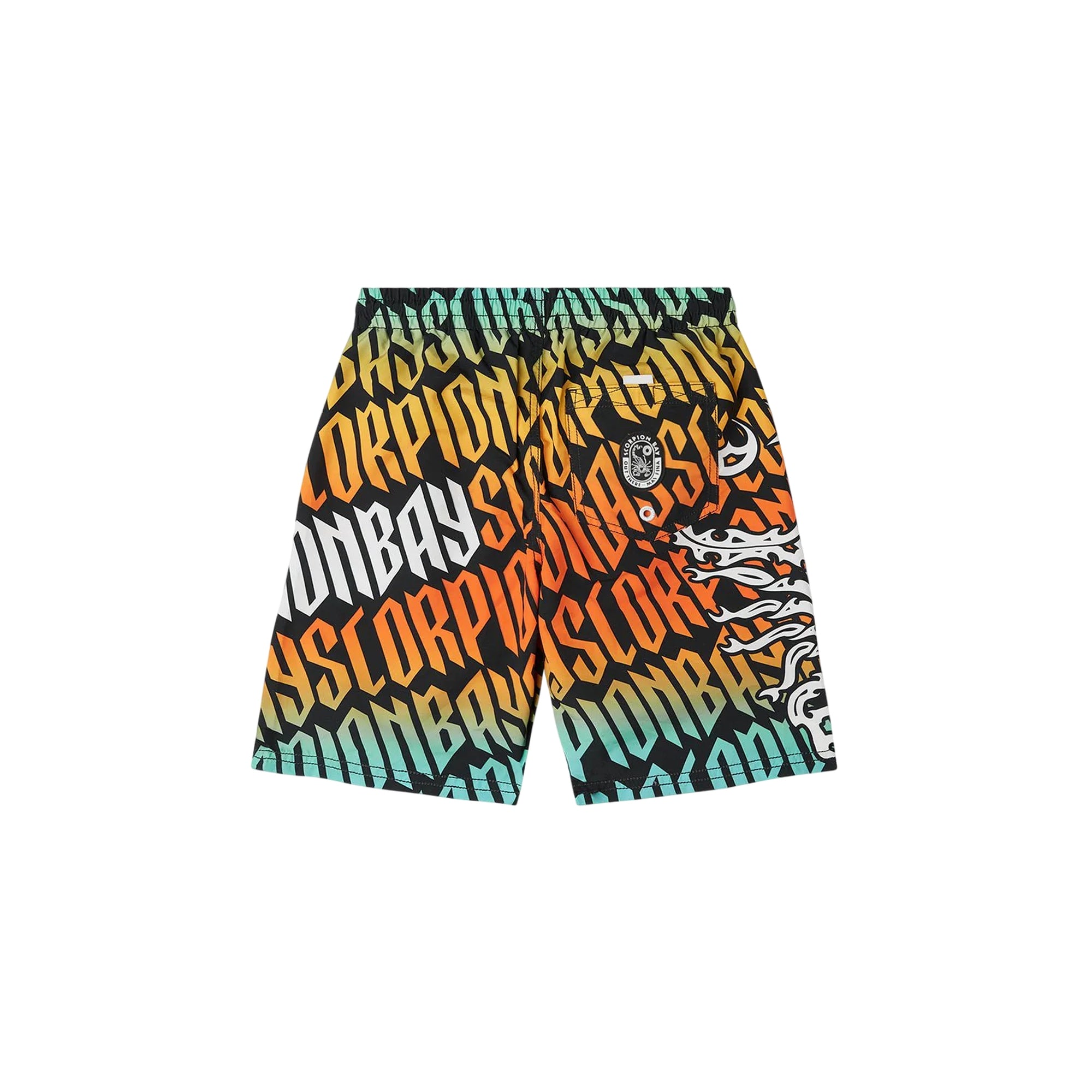 Costume Junior, con stampa Gothic lettering e vita elasticizzata