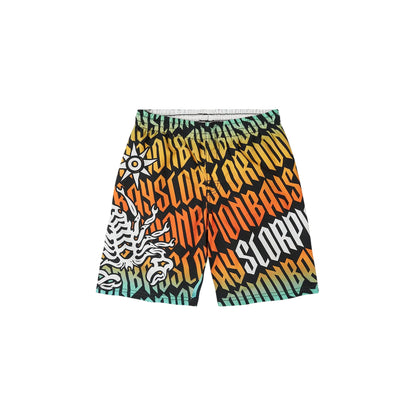 Costume Junior, con stampa Gothic lettering e vita elasticizzata