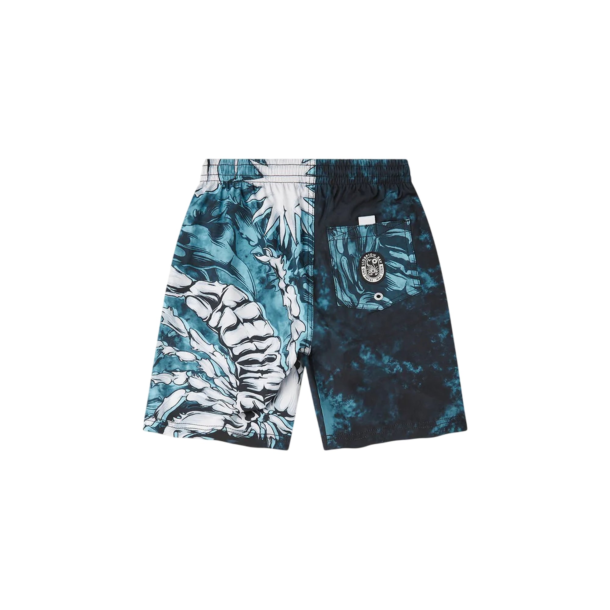 Costume Junior con stampa Wild Scorpion blu retro
