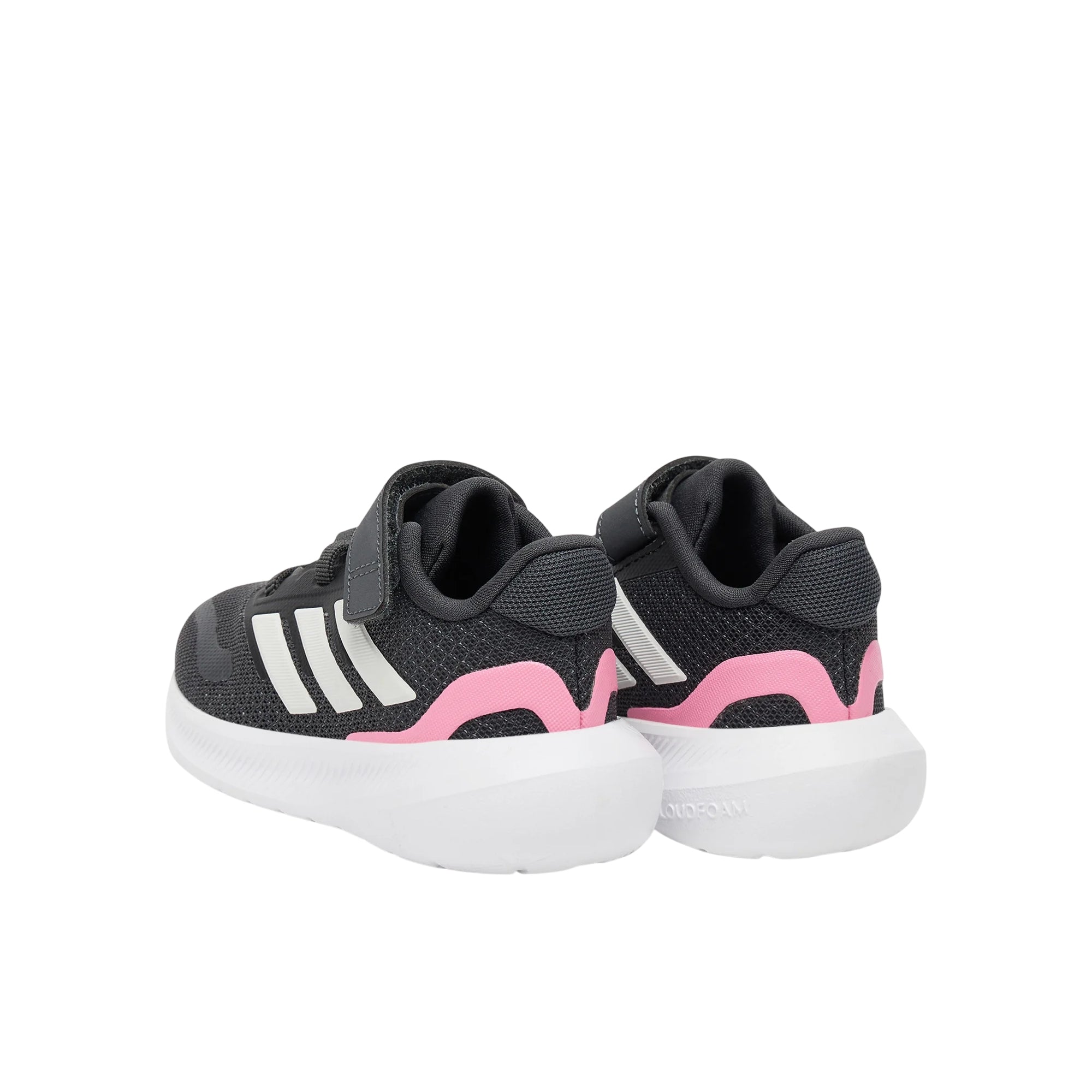 Scarpa Junior con iconiche 3 stripes Bianche e tomaia in mesh leggero