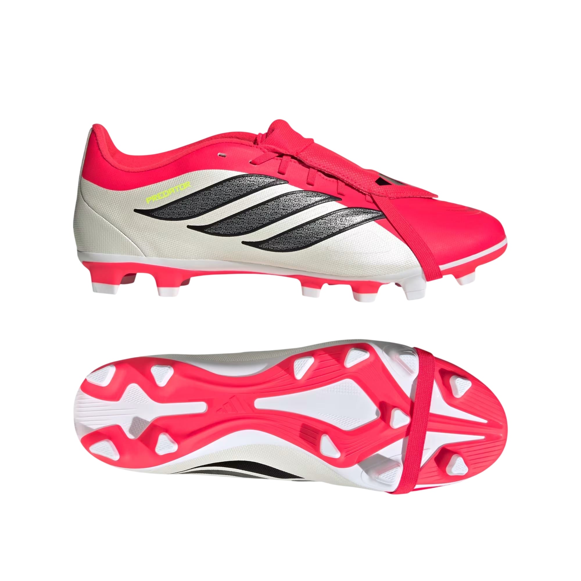 Scarpa da calcio Predator Club Lingua pieghevole Lucid red