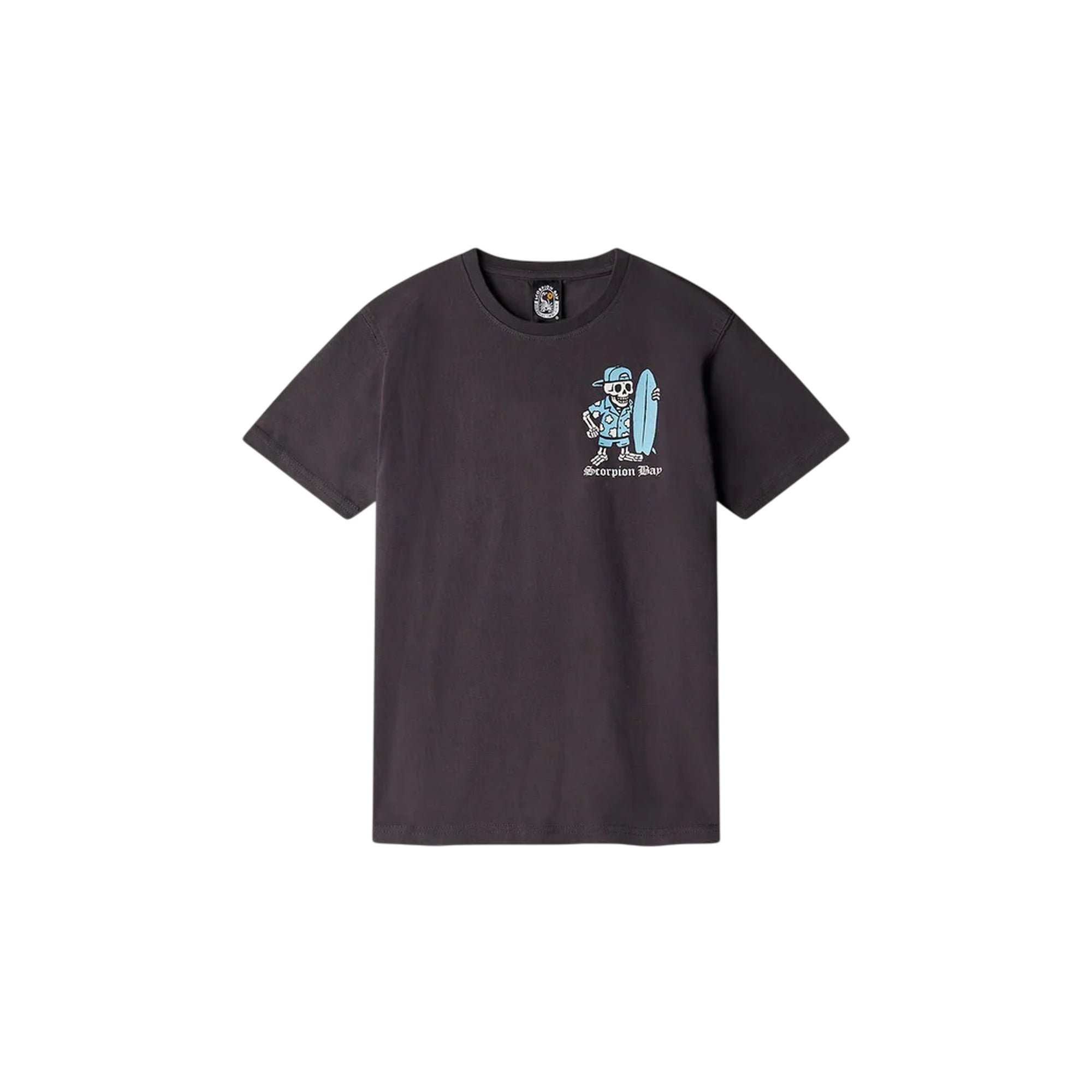 T-shirt Junior stampata "Melted Manana" Grigio
