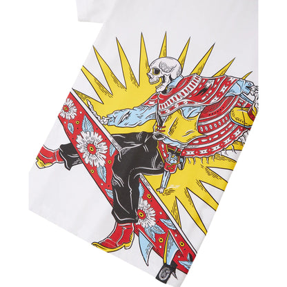 T-shirt Junior con stampa "Surf Rodeo" Bianco