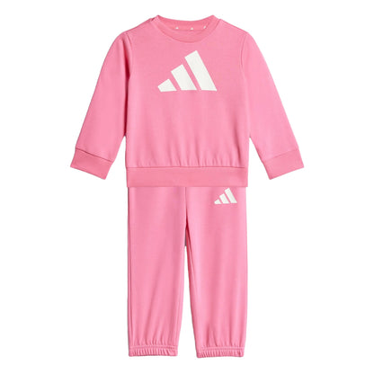 Set Tuta per Neonati tinta unita rosa