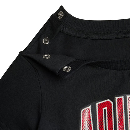 Completo per Neonati con stampa Disney Mickey Mouse: dettaglio t-shirt dettaglio chiusura