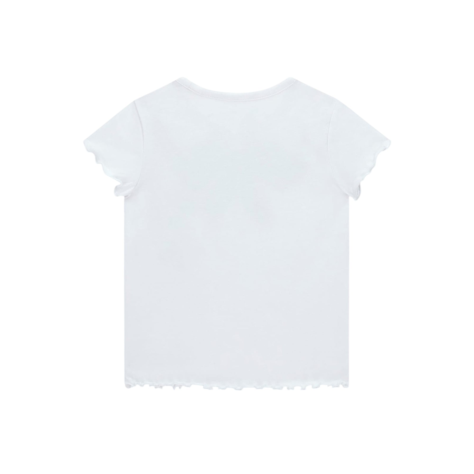 T-shirt Junior Bianca stampa glitter