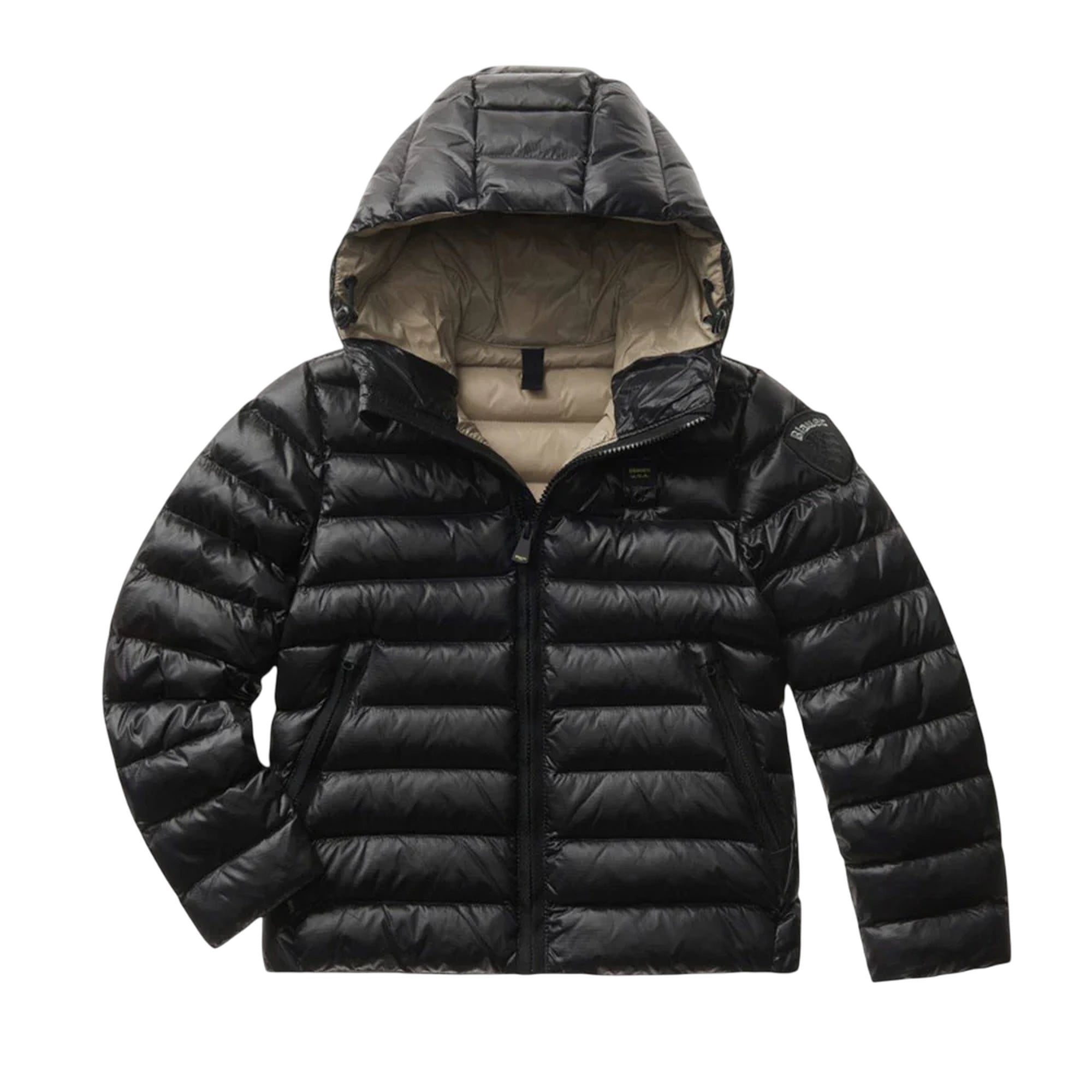 Giubbino trapuntato a righe Bambino Adams Nero