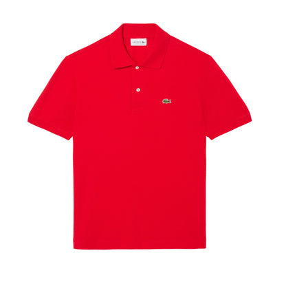 Polo Uomo modello L.12.12 Light, dal taglio classico con coccodrillo iconico verde