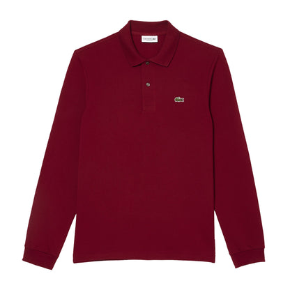 Polo Uomo manica lunga Bordeaux