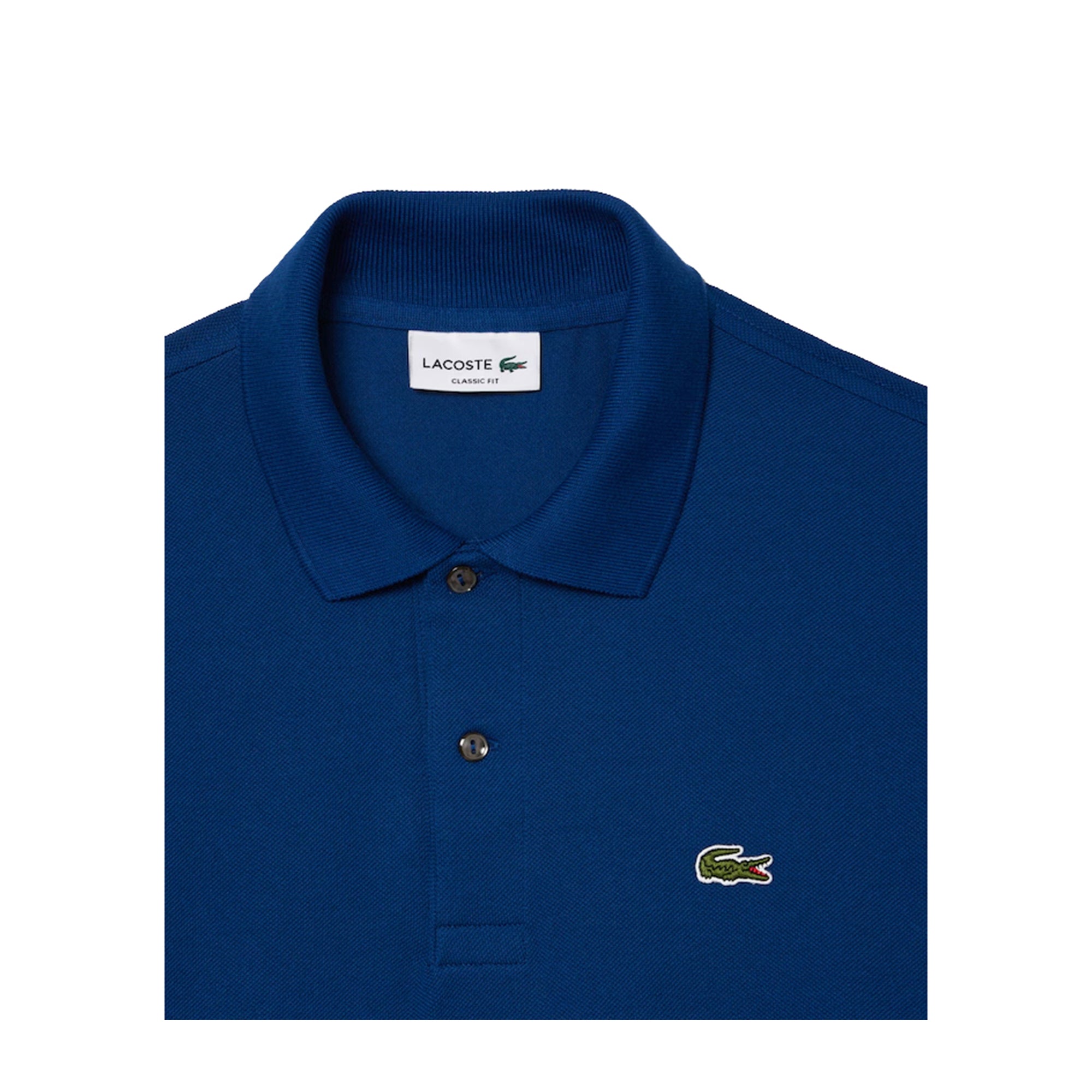 Polo Uomo taglio classico e maniche lunghe Blu