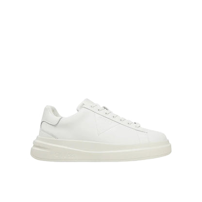 Sneakers Uomo con tomaia in similpelle, punta tonda e logo tono su tono laterale