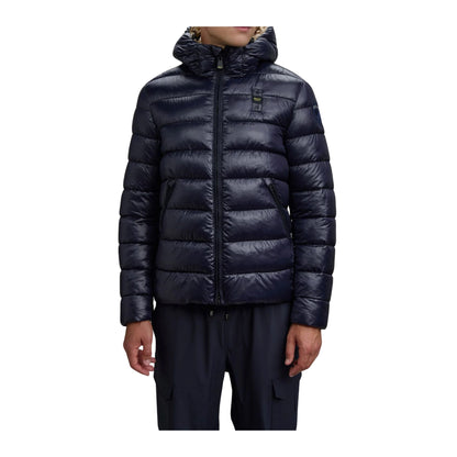 Piumino Uomo Adams, idrorepellente, con patch e passante logo