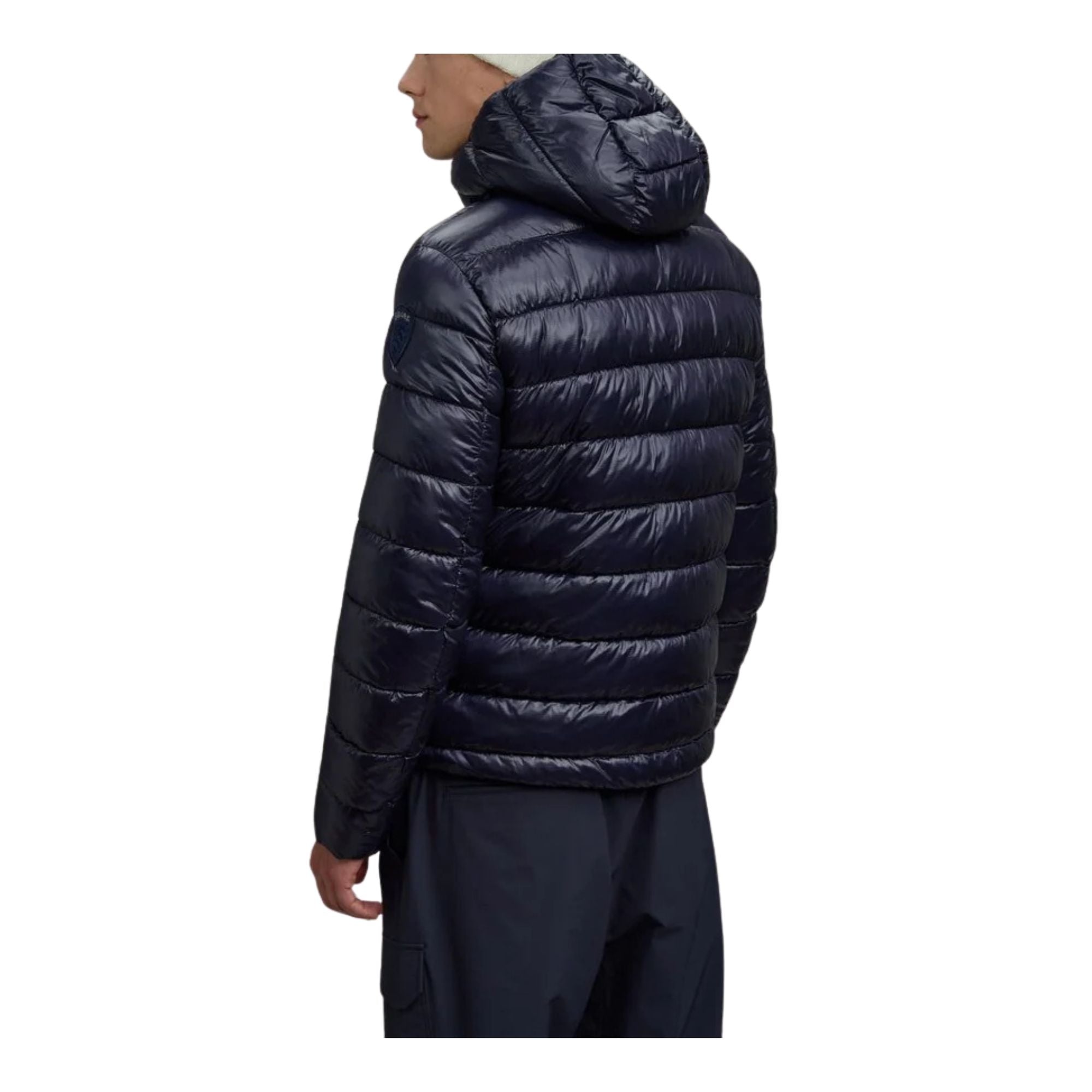 Piumino Uomo Adams, idrorepellente, con patch e passante logo