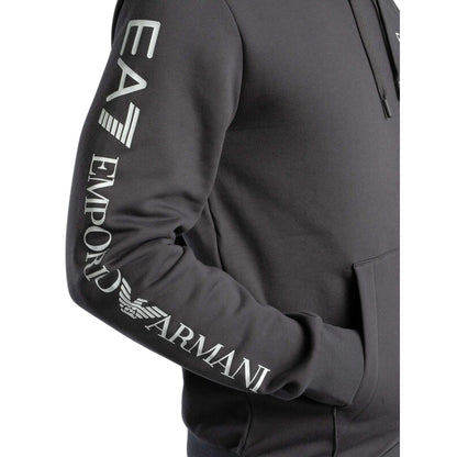 Felpa Uomo Logo Sleeve, con tasca a marsupio