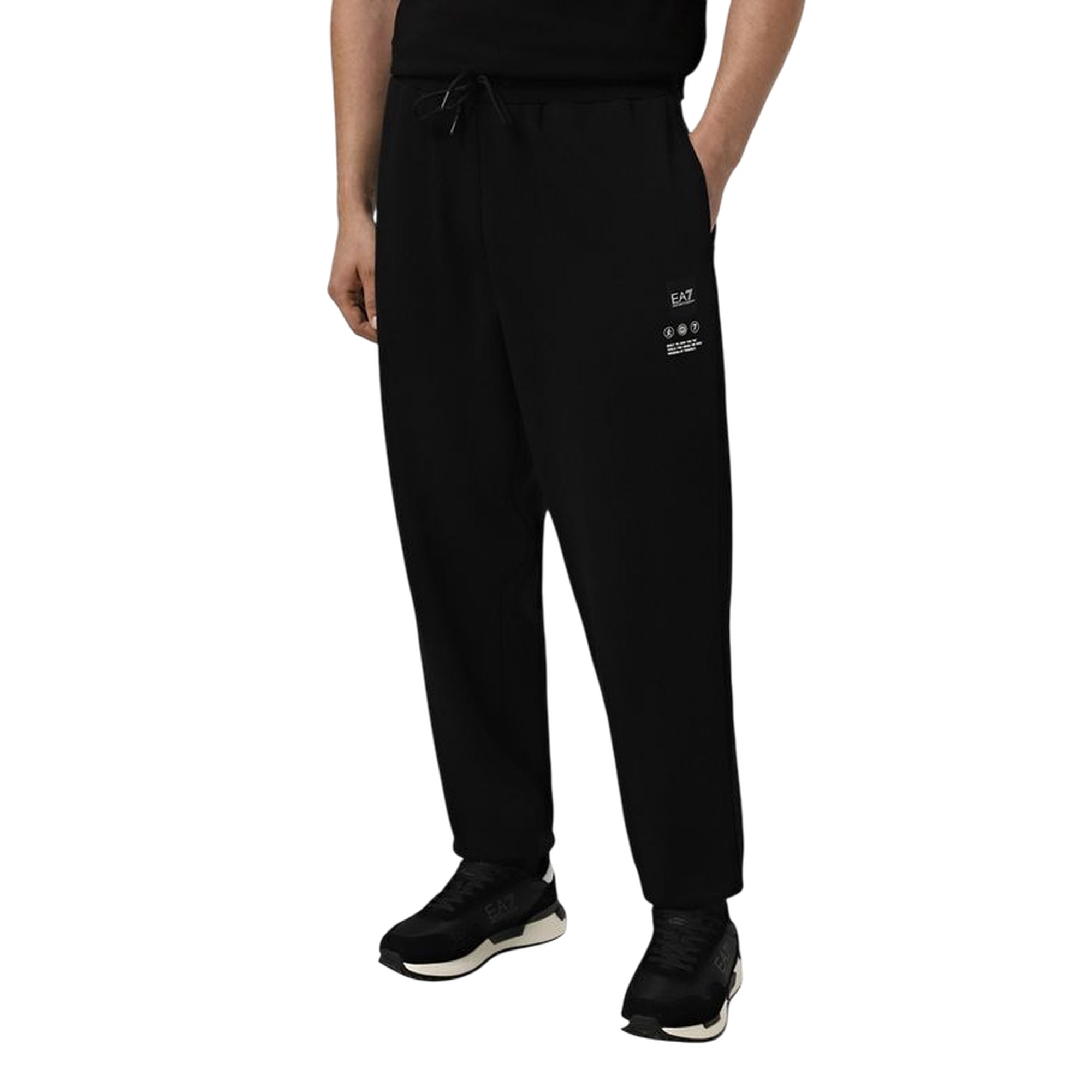 Pantaloni sportivi Uomo con stampa a contrasto modello frontale