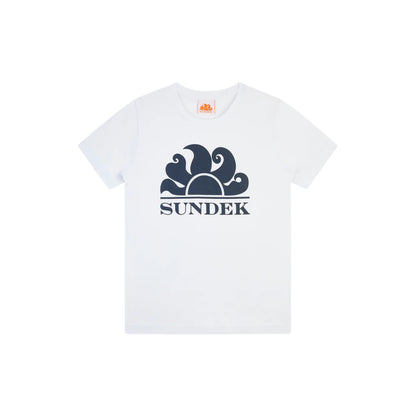 T-shirt Uomo New Simon con maxi stampa Blu a contrasto