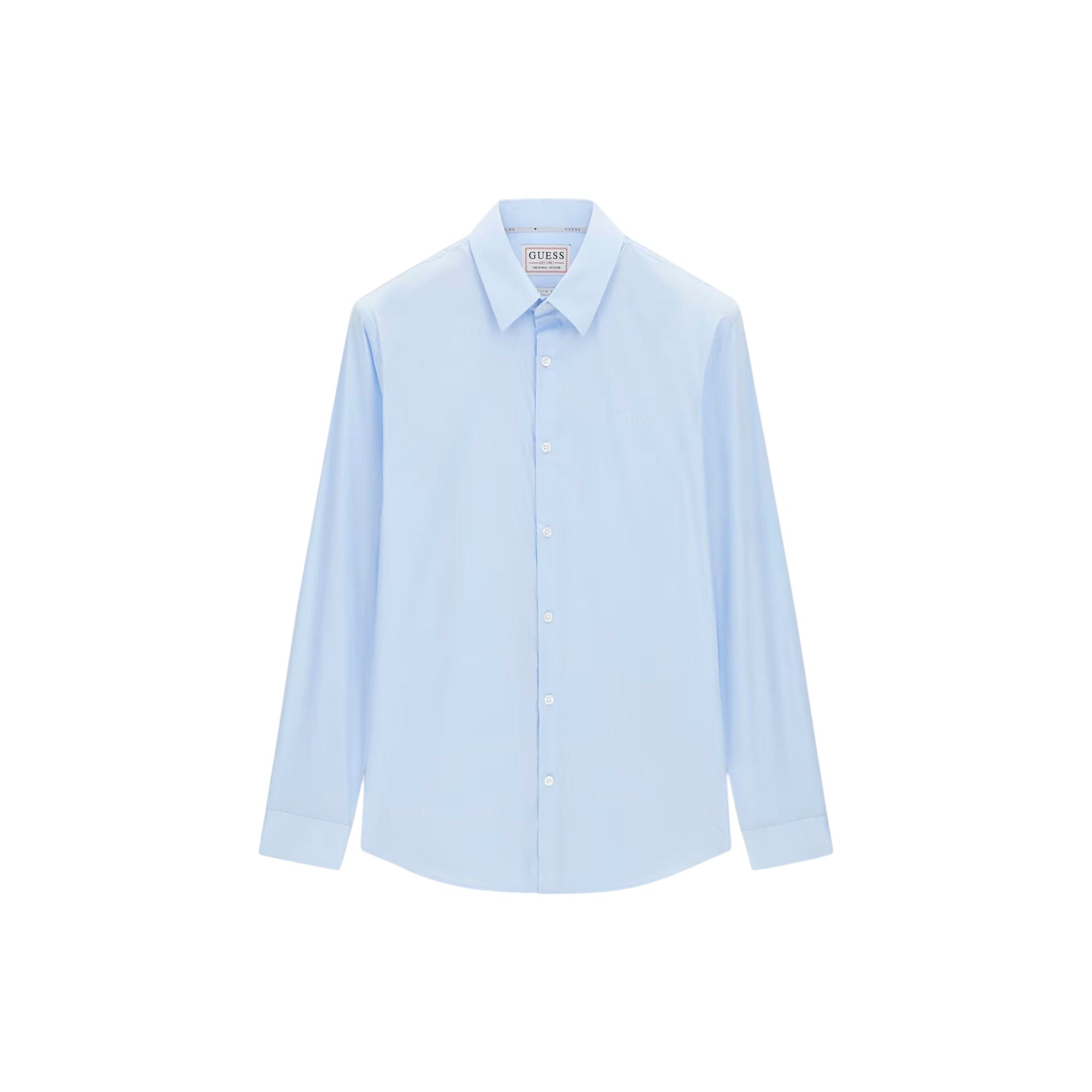 Camicia Uomo Slim fit Celeste