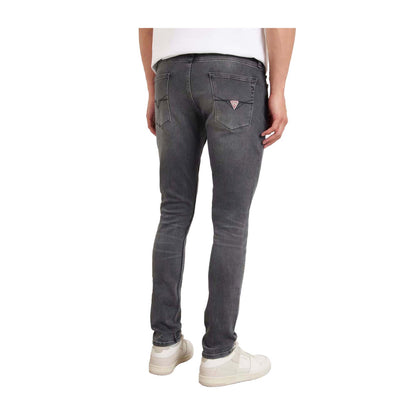 Guess Jeans Chris Uomo Slim Fit in Denim Grigio