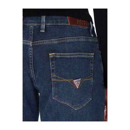 Guess Jeans Uomo Slim Angels Blu scuro