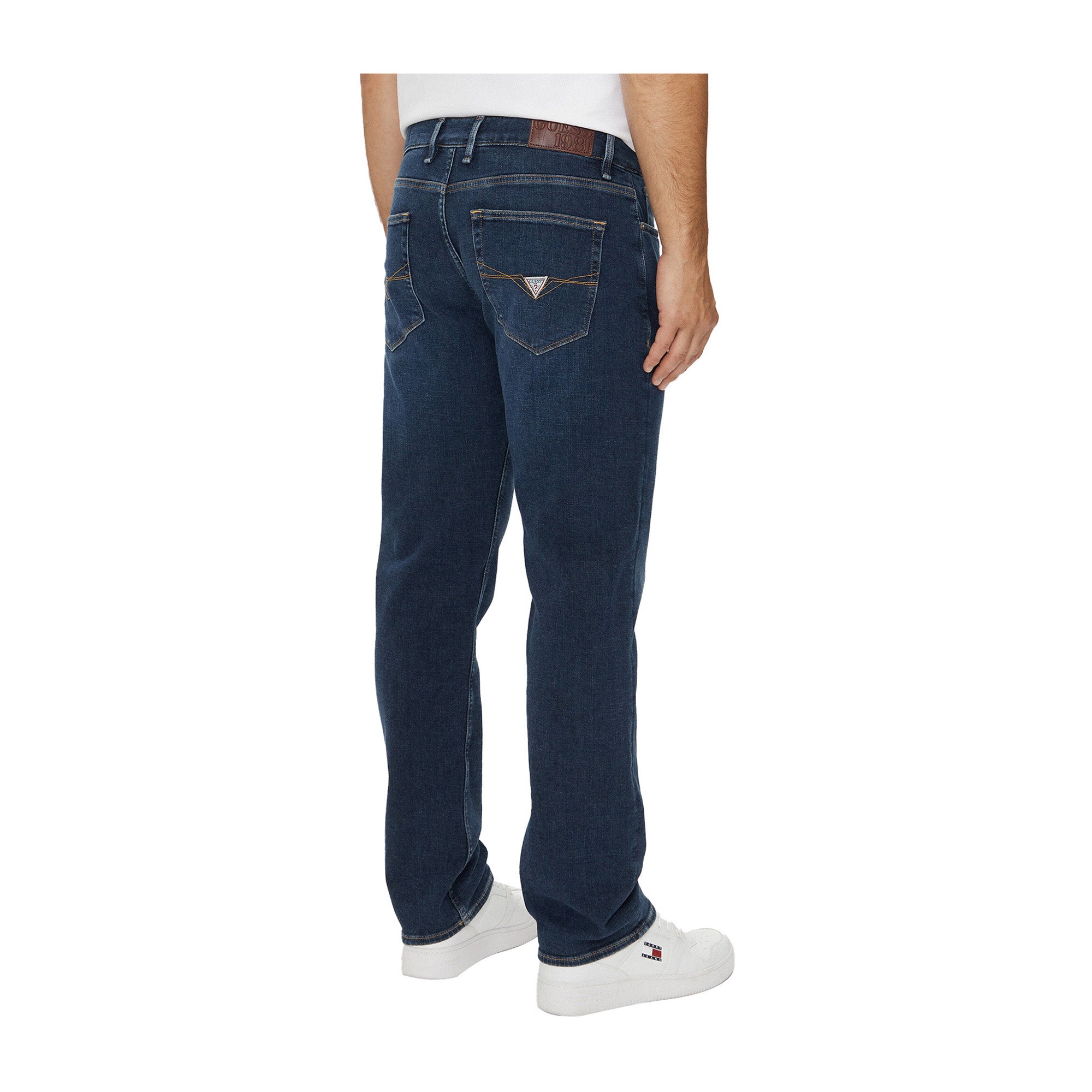 Guess Jeans Uomo Slim Angels Blu scuro