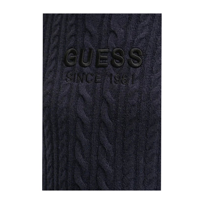 Maglione Uomo Guess Blu Regular Fit a trecce