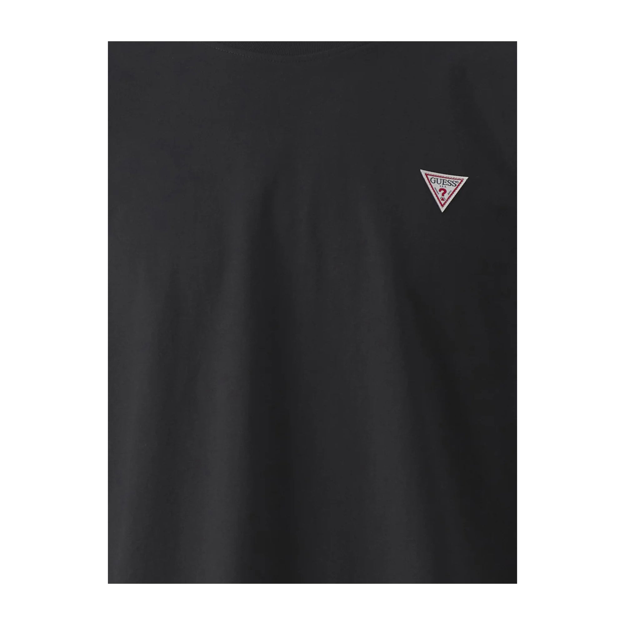 T-shirt Oversize Nera Guess Uomo Mini Logo